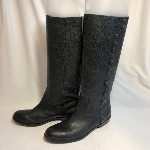 Nine West Graphite Leather Boots - Picture 4 of 10